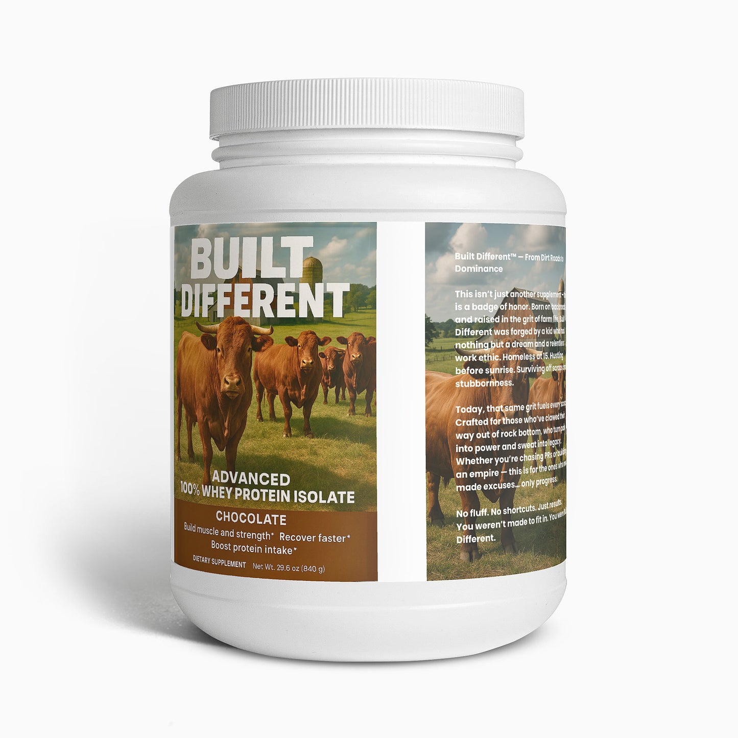 Built Different™ WorkHorse Whey Protein Isolate