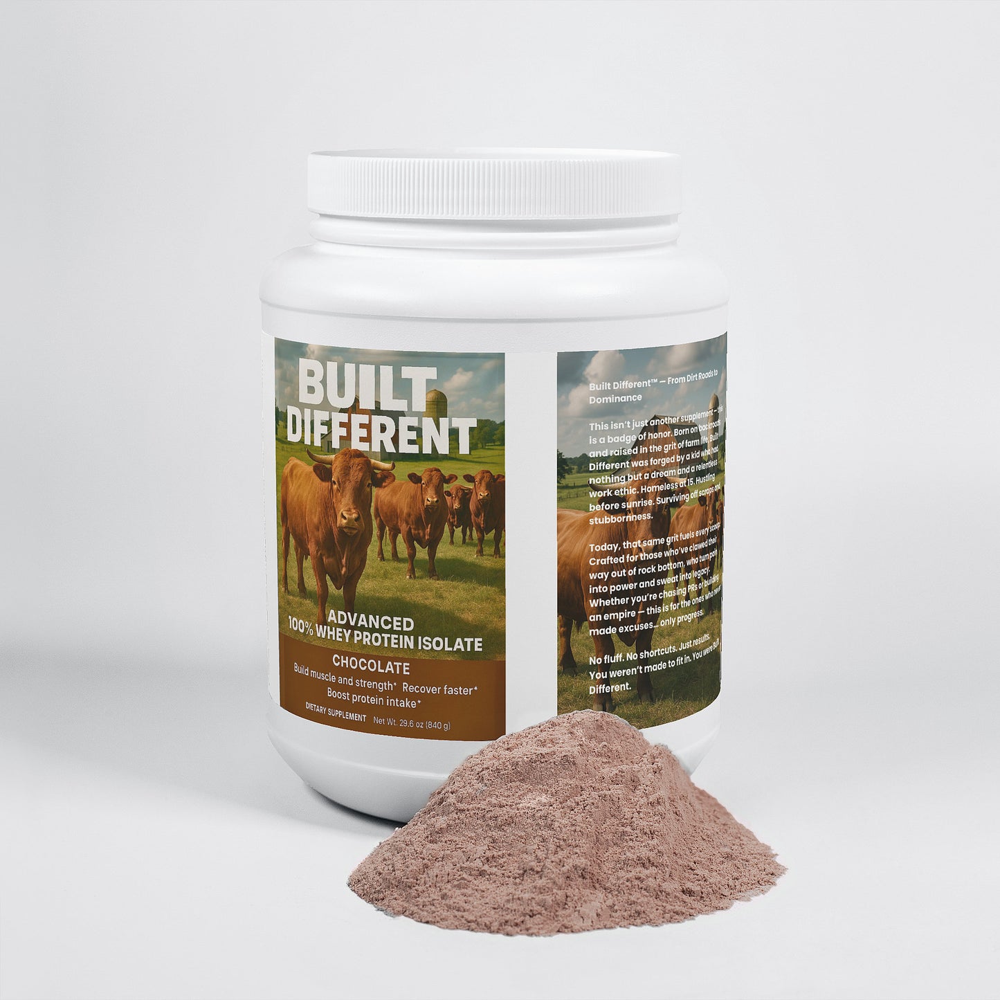 Built Different™ WorkHorse Whey Protein Isolate
