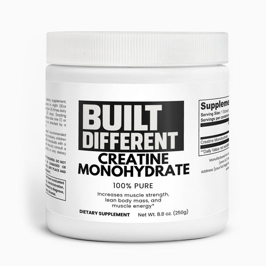 Built Different Creatine Monohydrate