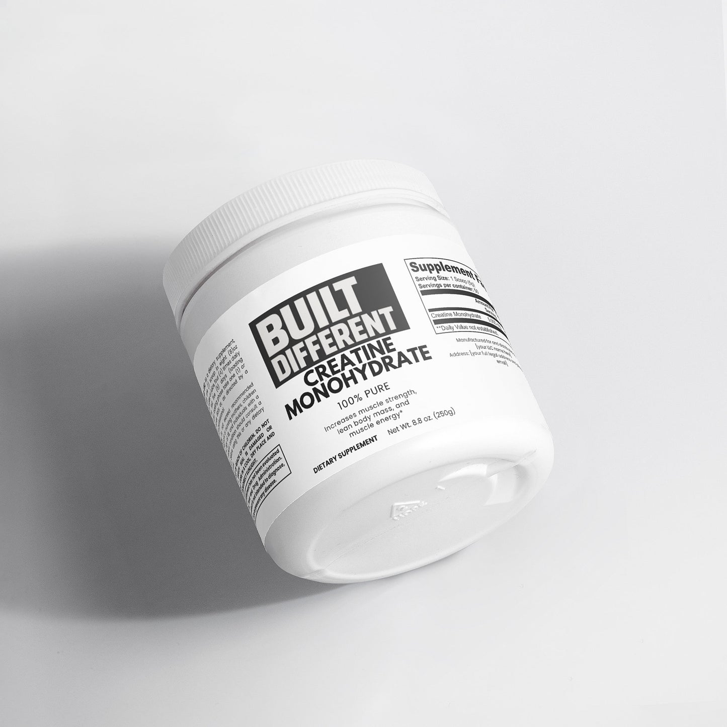 Built Different Creatine Monohydrate